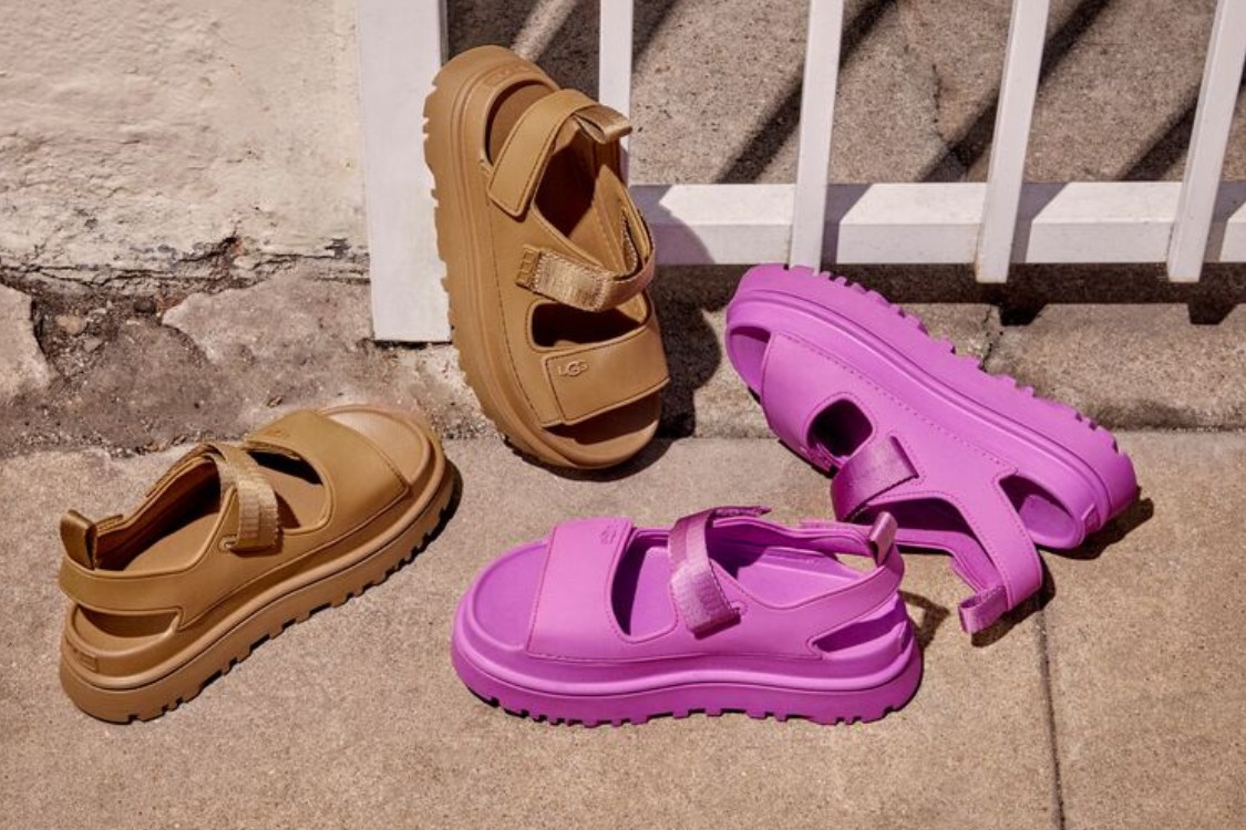 Chunky sandals lifestyle photos